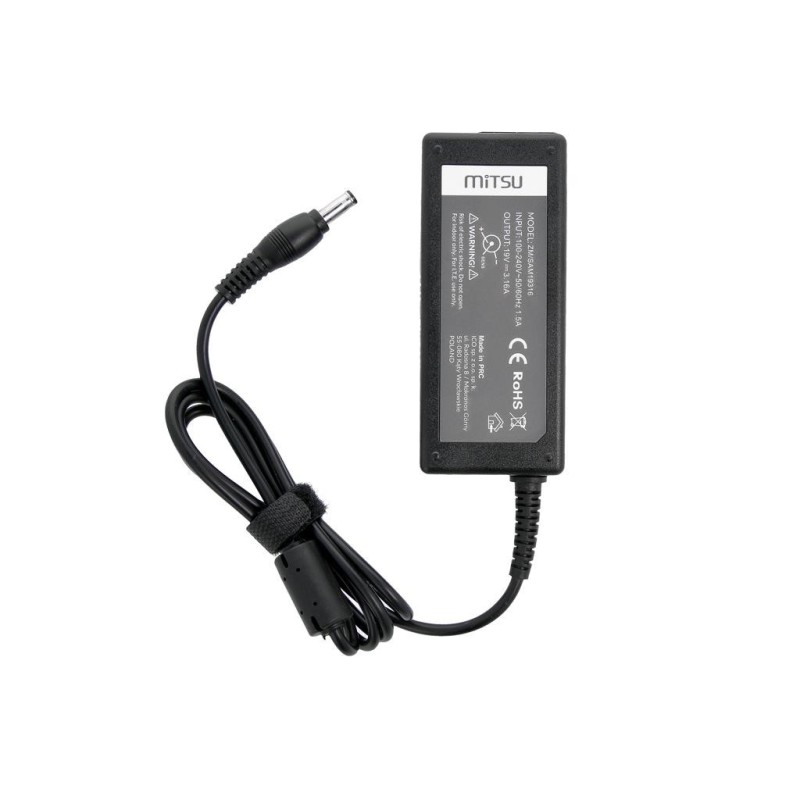 Zasilacz sieciowy Mitsu 19V 3.16A (5.5x3.0 pin) 60W do noteb… | PartsPC.pl