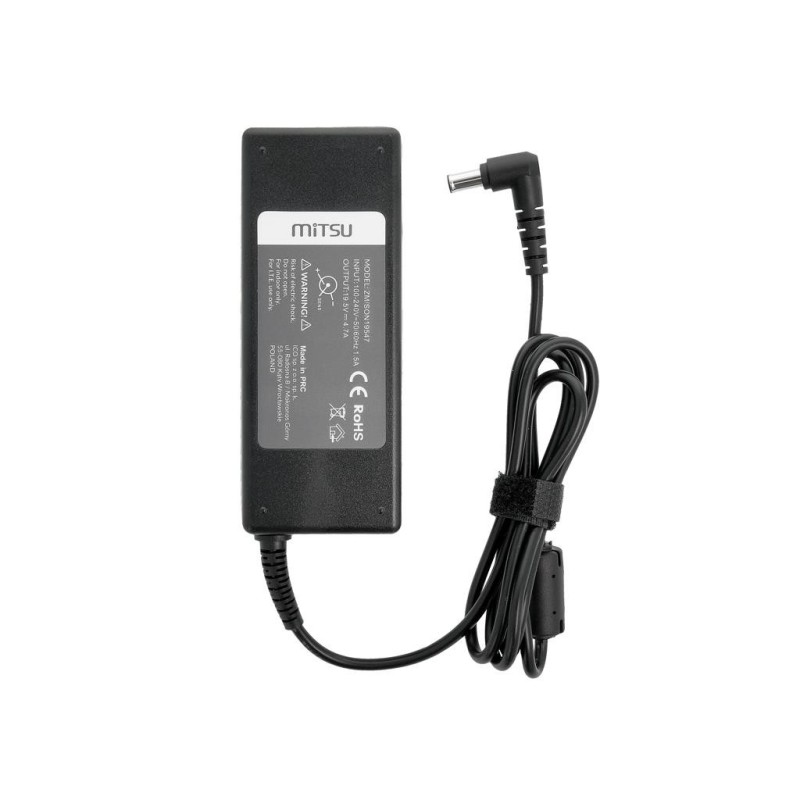 Zasilacz sieciowy Mitsu 19.5V 4.7A (6.5x4.4 pin) 90W d... | PartsPC.pl