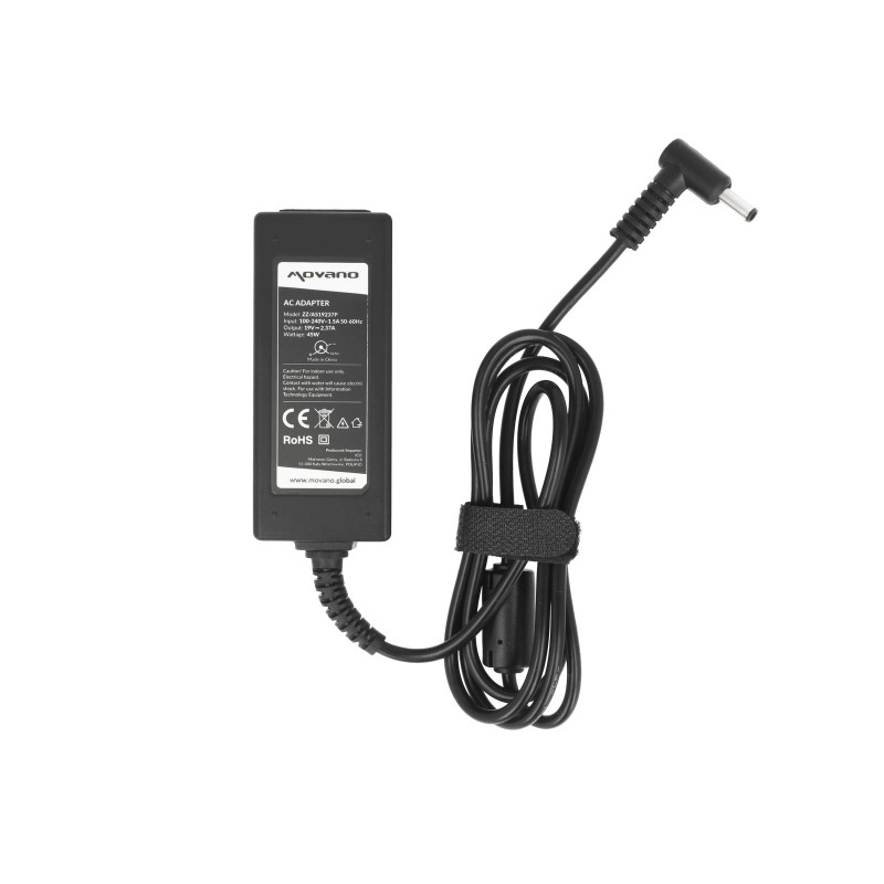 Zasilacz Movano 19v 2.37a (4.5x3.0 pin) 45W do Asus | PartsPC.pl