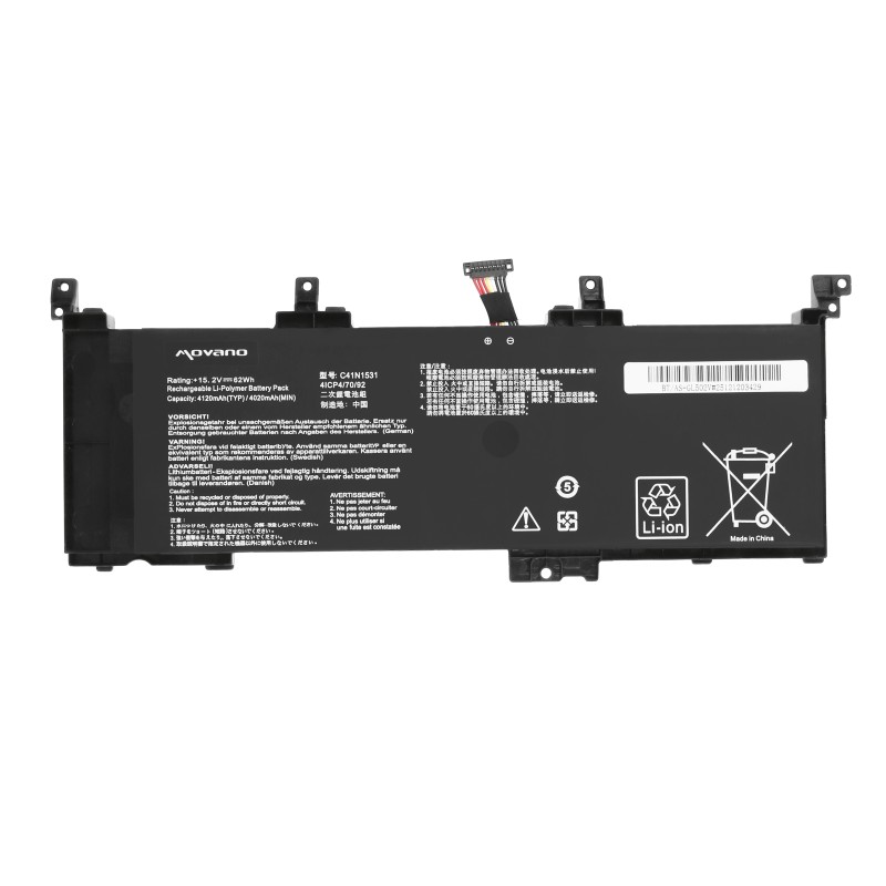 Bateria Movano do Asus ROG GL502V, GL502VM, GL502VS | PartsPC.pl