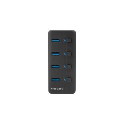 Hub USB Natec 4x USB 3.0 Mantis 2 z włącznikiem + zasilacz… | PartsPC.pl