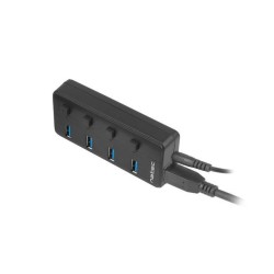 Hub USB Natec 4x USB 3.0 Mantis 2 z włącznikiem + zasilacz… | PartsPC.pl
