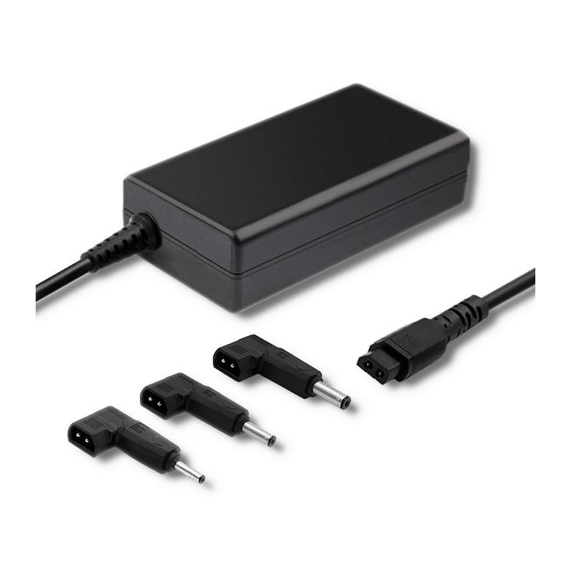 Zasilacz sieciowy Qoltec specjalizowany do Asus 65W 3 wtyczki