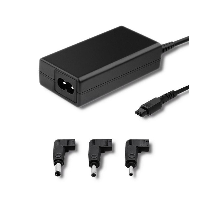 Zasilacz sieciowy Qoltec specjalizowany do Asus 65W 3 wtyczki