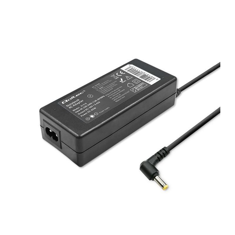Zasilacz sieciowy Qoltec do Acer 65W | 19V | 3,42A | 5.5*1.7… | PartsPC.pl