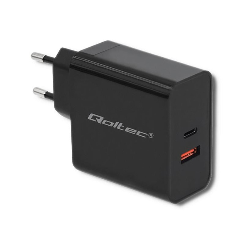 Ładowarka sieciowa Qoltec 63W | 5-20V | 1.5-3A | USB typ... | PartsPC.pl