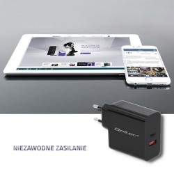 Ładowarka sieciowa Qoltec 63W | 5-20V | 1.5-3A | USB typ... | PartsPC.pl