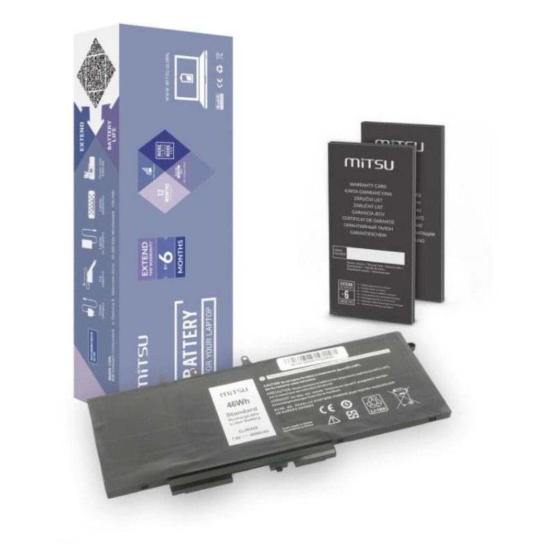 Bateria Mitsu do Dell Latitude 5490, 5590