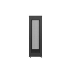 Szafa instalacyjna Rack stojąca 19" 37U 600x800 czarna drzwi perforowane