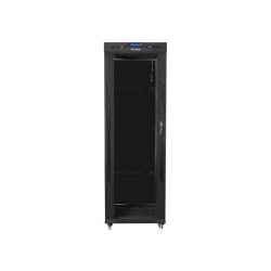 Szafa instalacyjna Rack stojąca 19" 37U 600x800 czarna drzwi… | PartsPC.pl
