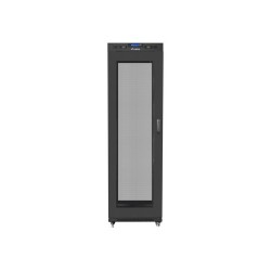 Szafa instalacyjna Rack stojąca 19" 42U 600x800 czarna drzwi… | PartsPC.pl
