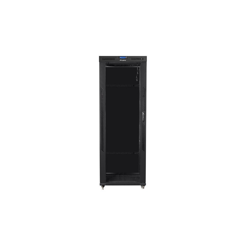 Szafa instalacyjna Rack stojąca 19" 42U 800x800 czarna drzwi… | PartsPC.pl