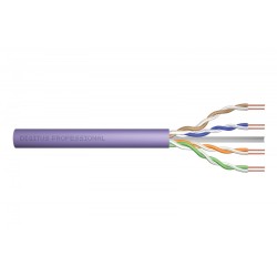 Kabel teleinformatyczny instalacyjny DIGITUS kat.6, U/UTP, Dca, drut, AWG