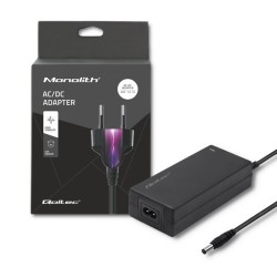 Zasilacz Qoltec desktopowy 60W | 12V | 5A | 5.5*2.1 | + kabel zasilający
