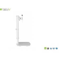Uchwyt biurkowy Techly 17"-27", 6kg pionowy | PartsPC.pl
