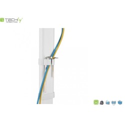 Uchwyt biurkowy Techly 17"-27", 6kg pionowy | PartsPC.pl