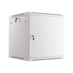Szafa instalacyjna Rack wisząca 19" 12U 600x600 szara drzwi … | PartsPC.pl