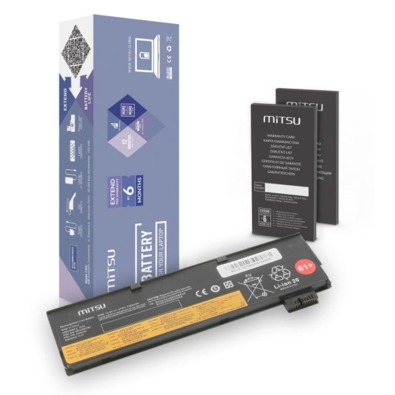 Bateria Mitsu do Lenovo ThinkPad T570