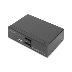 Przełącznik KVM DIGITUS 2 portowy HDMI, 4K 30Hz | PartsPC.pl