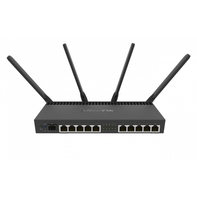 Router bezprzewodowy MikroTik hAP RB4011iGS+5HacQ2HnD-IN 10x 1GbE 1x SFP+