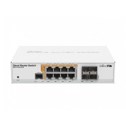 Switch zarządzalny MikroTik Smart CRS112-8P-4S-IN 8x 1GbE 4x SFP PoE-out