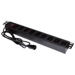 ALANTEC Listwa zasilająca 19" 9xC13 wtyk C14
