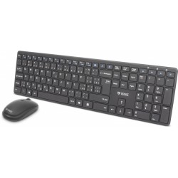 YENKEE Zestaw bezprzewodowy klawiatura + mysz YKM 2008CS Tibe