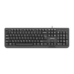 Natec Klawiatura Trout Slim USB CZ/SK 1.8m Czarna