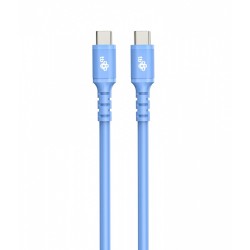 TB Kabel USB C - USB C 1m silikonowy niebieski