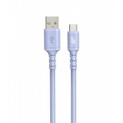 TB Kabel USB-USB C 1m silikonowy fioletowy