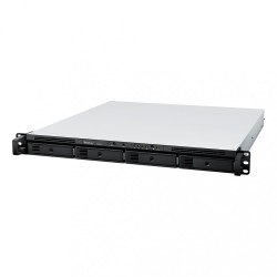 Synology RS822+ | 4-zatokowy serwer NAS, AMD Ryzen, 2GB RAM, 4x 1GbE RJ-45, RACK 1U
