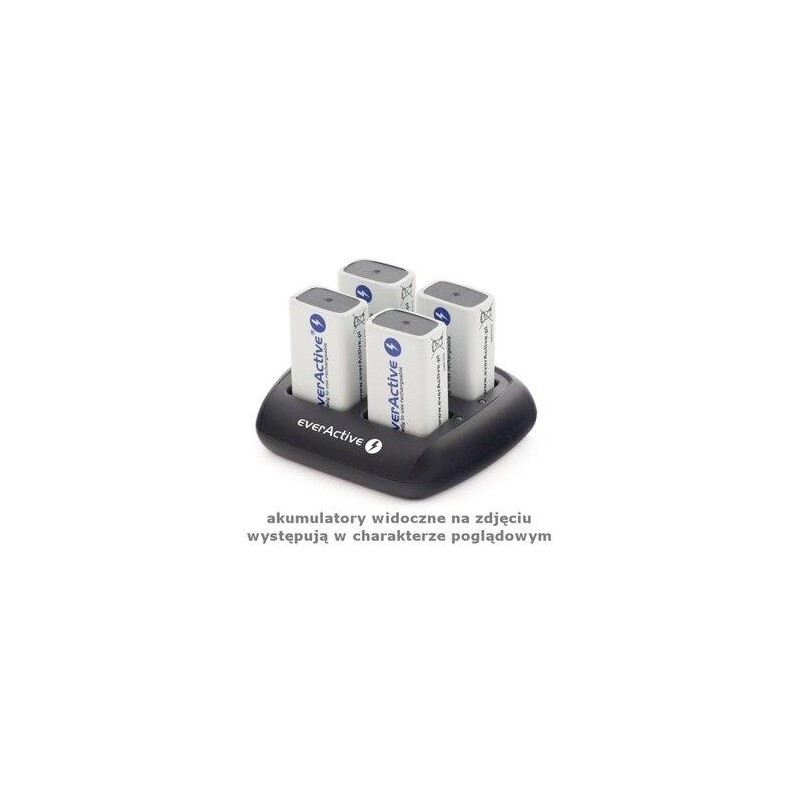 Ładowarka akumulatorków Ni-MH everActive NC-109 | PartsPC.pl