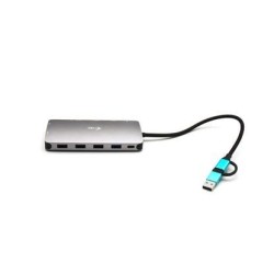 i-tec Stacja dokująca USB 3.0/USB-C/Thunderbolt 3x Display Metal Nano Dock