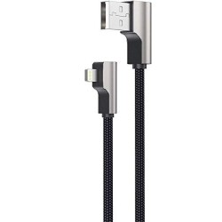 AUKEY CB-AL01 OEM kabel 90° Lightning - USB-A 2m MFi Apple kątowy wtyki 90
