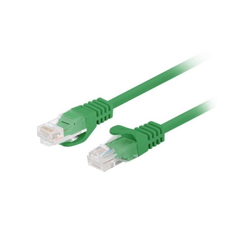 Patchcord Lanberg UTP kat.5e 1m zielony 10-Pack | PartsPC.pl