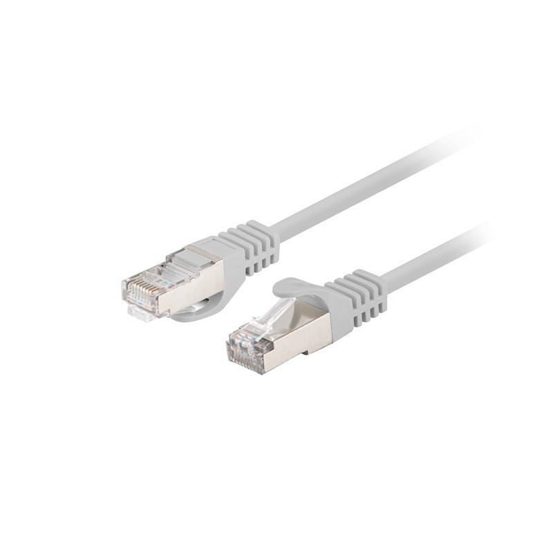 Patchcord Lanberg FTP kat.6 0,5m szary 10-pack | PartsPC.pl