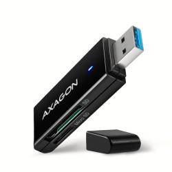 AXAGON CRE-S2N Czytnik zewnętrzny kart USB-A 3. 2 GEN 1, 2-gniazda lun