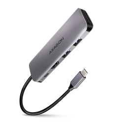 AXAGON HMC-5 Wieloportowy hub USB 5in1, 5Gbps, 2x USB-A, HDMI 4K/30Hz,