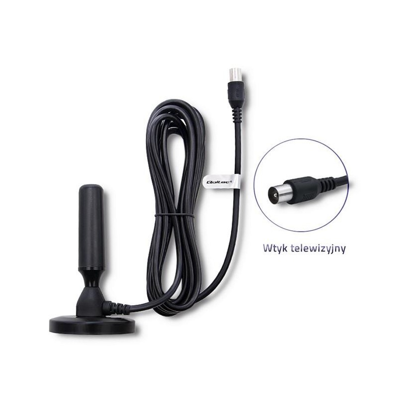 Antena telewizyjna Qoltec DVB-T2 | PartsPC.pl