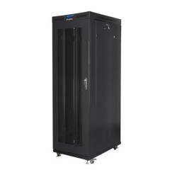 Szafa instalacyjna Rack stojąca 19" 27U 800x1200 Drzwi Perforowane czarna