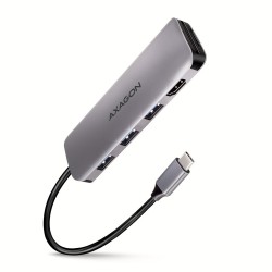 AXAGON HMC-HCR3A Wieloportowy hub 3x USB-A + HDMI + SD/microSD, USB-C 3.2