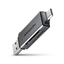 AXAGON CRE-DAC Czytnik kart zewnętrzny USB3.2 Gen 1 Type-C + Type-A