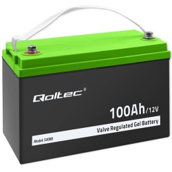 Akumulator żelowy Qoltec 12V | 100Ah | GEL | 29.3kg