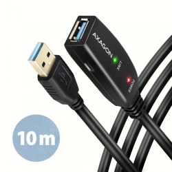 AXAGON ADR-310 USB 3.0 A-M - A-F aktywny kabel przedłużacz/wzmacniacz 10m
