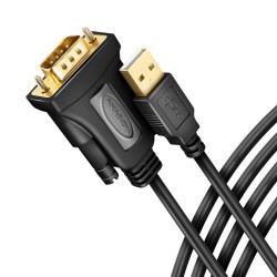 AXAGON ADS-1PQN Adapter USB 2.0 RS-232 Port szeregowy, 1,5m kabel, chip