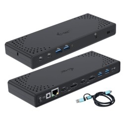 i-tec Stacja dokująca USB 3.0 / USB-C / Thunderbolt 3 Dual Display Gen2 +