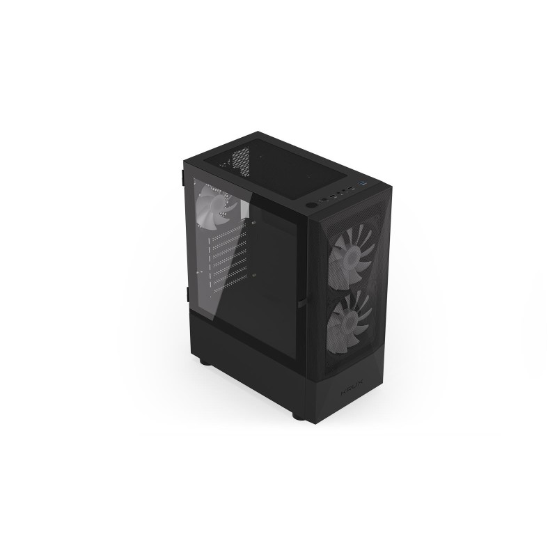 Obudowa KRUX Vako RGB ATX/mciroATX/Mini ATX z oknem, b... | PartsPC.pl