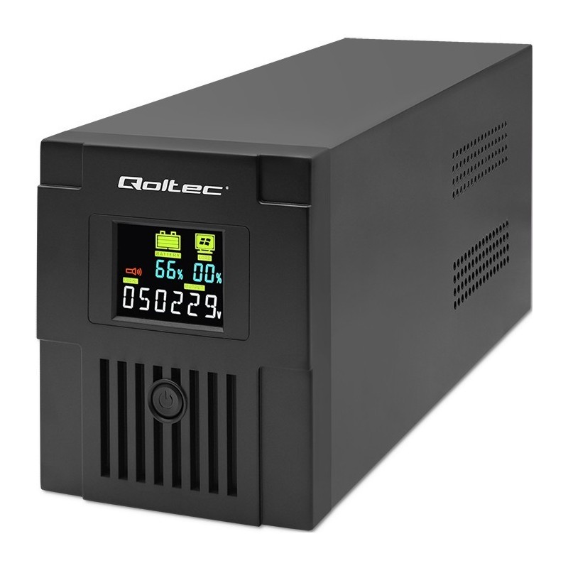 Zasilacz awaryjny UPS Qoltec Monolith | 2000VA | 1200W | LCD… | PartsPC.pl