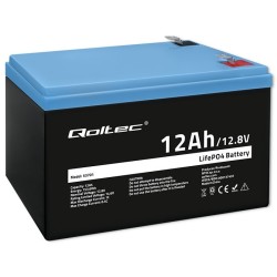 Akumulator LiFePO4 Qoltec Litowo-Żelazowo-Fosforanowy | 12.8… | PartsPC.pl