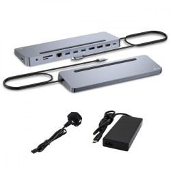 i-tec Stacja dokująca USB-C Metal Ergonomic 4K 3x Display Docking Station